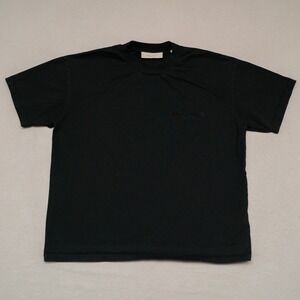 Fear of God Essentials Flock Print Spellout Sweatshirt Black Adult L FOG Logo